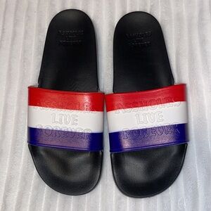 Assholes Live Forever Red White and Blue Slides